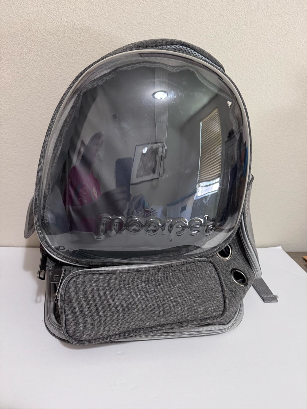 Moorpet Bubble Adjustable Pet Backpack - Like New - Never Used - Picture 2 of 12